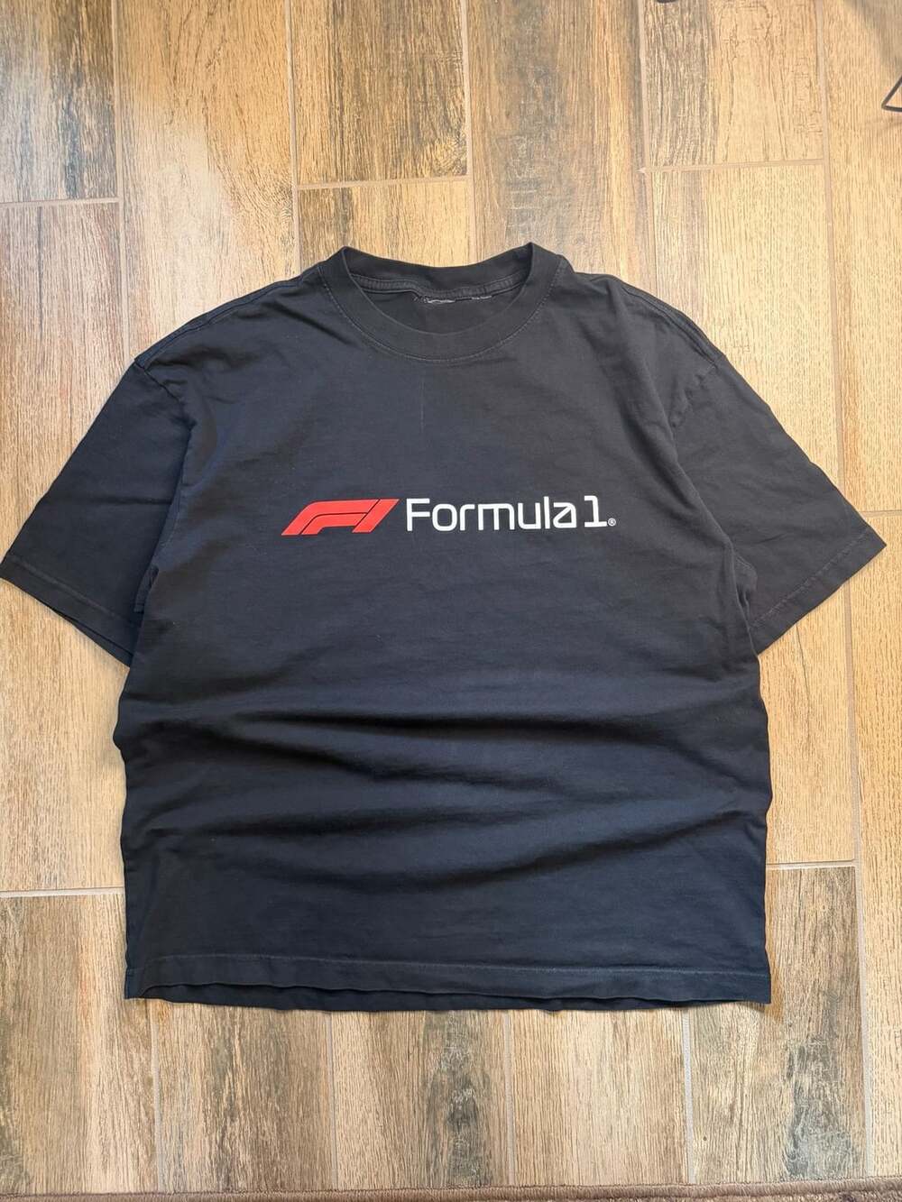 Formula 1  Black Graphic T-Shirt Adult L